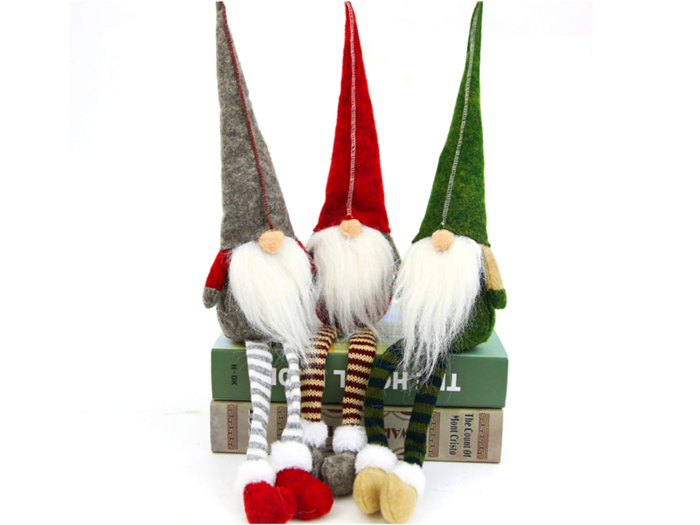 A trio of magical gnomes inspired by Scandinavian folklore