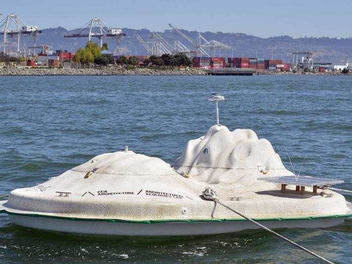 The Float Lab team uses computer simulations to make predictions about how an entire fleet of these islands could operate.