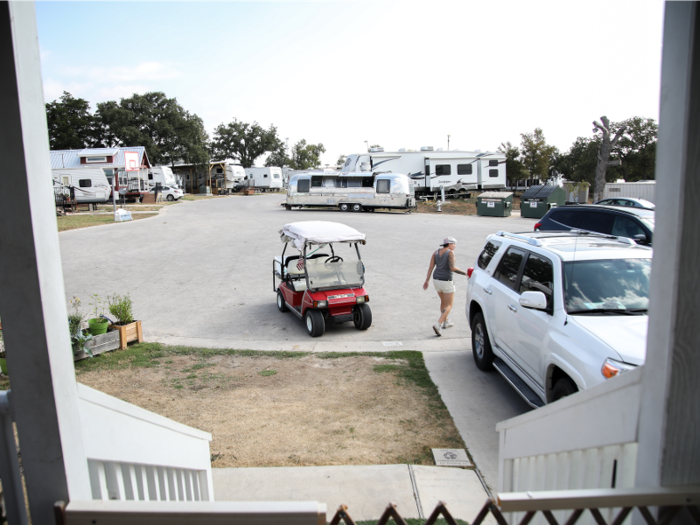 There are about 180 residents and a number of what are called Missionals — on-site Christian missionaries serving the residents —  living amongst each other in around 240 units, most of which are tiny homes and some are RVs.