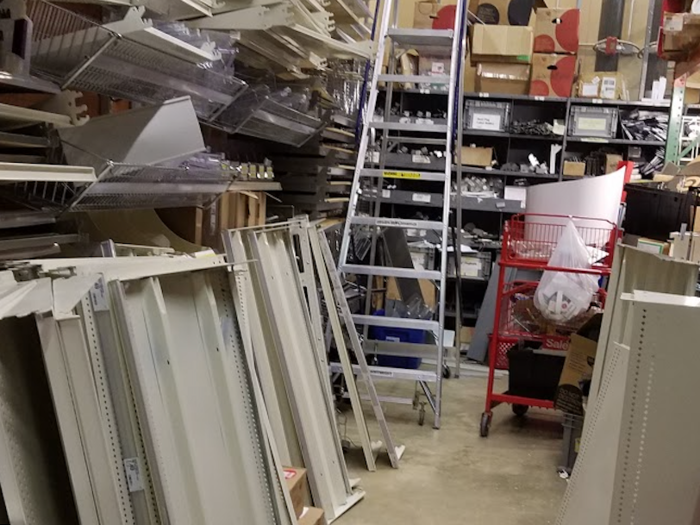 Some employees said that their fixture rooms — or the areas that hold store signing material and shelves — were also overcrowded.