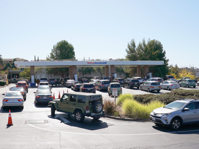 Still, California residents had been warned of the impending mass power cuts, and they tried to prepare as best they could. Lines formed at gas stations to fill up.