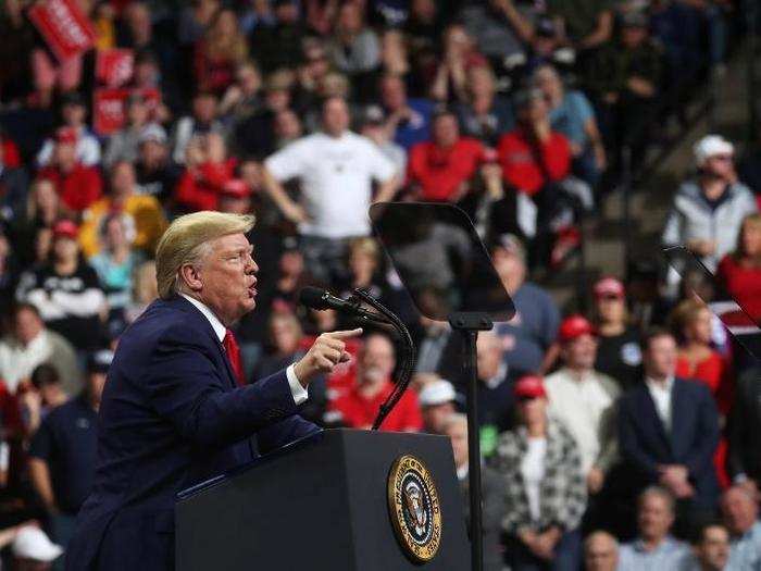 Trump then took a swing at Rep. Ilhan Omar, who represents Minnesota