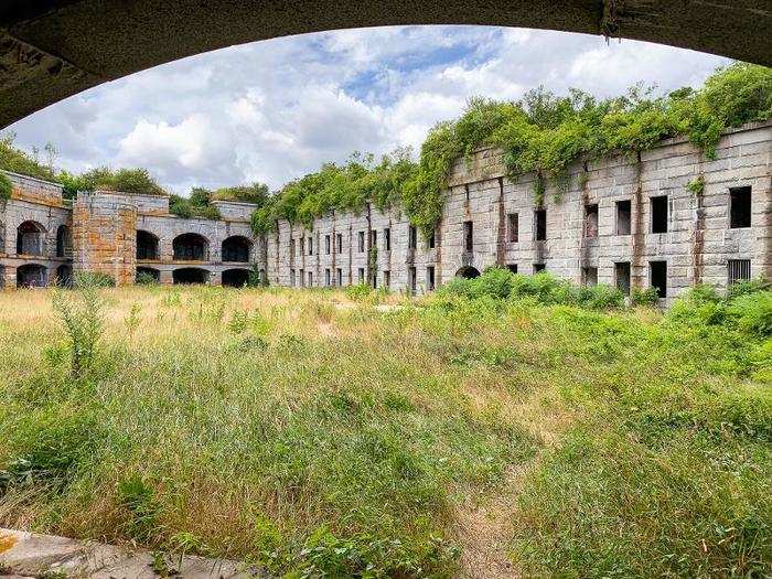 A lot of this has to do with location. Fort Gorges is totally exposed and located in the ocean. So not only has it been standing for 155 years ...