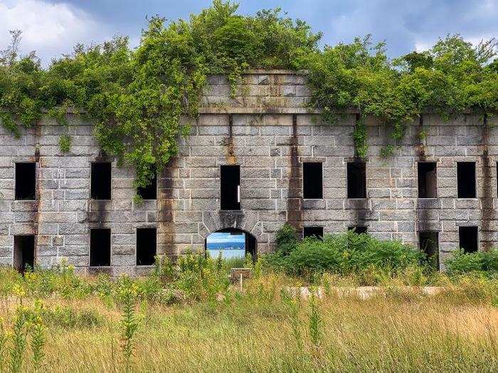 According to the Press Herald, Fort Gorges is one of Maine