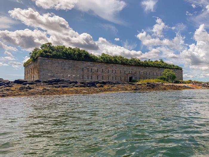 Fort Gorges looks a lot like Fort Sumner, except smaller, according to experts.