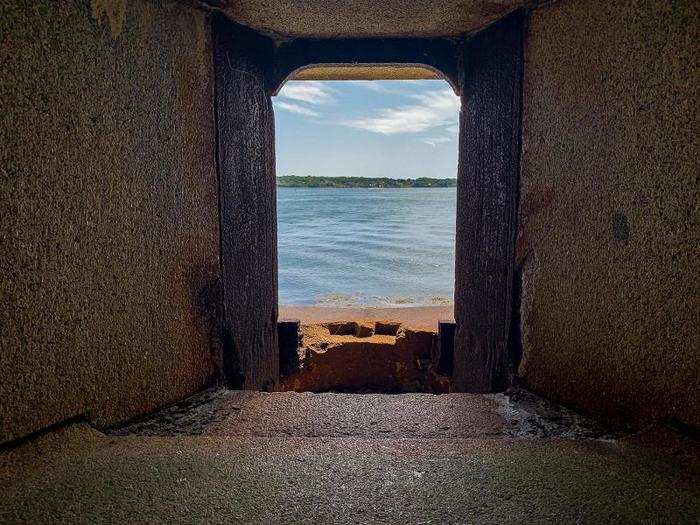 Construction on the fort began in 1858 and continued until the end of the civil war.