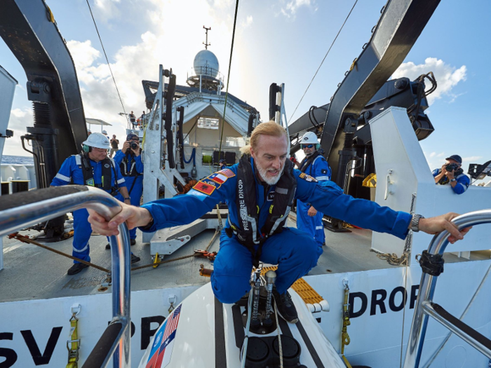 In April 2019, Vescovo also successfully completed a dive to Challenger Deep.