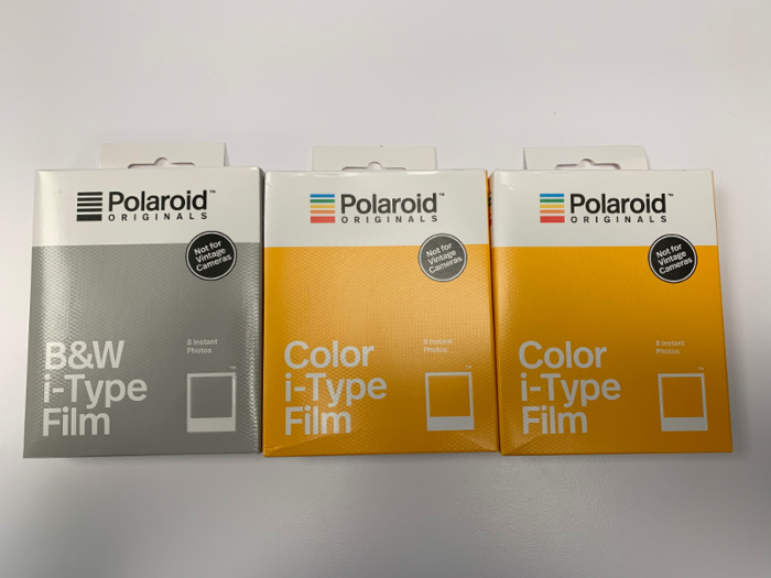 I had both black and white and color film to test.