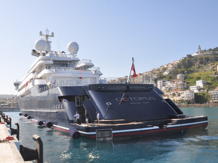 The superyacht has been spotted all over the world, from the coast of Turkey ...