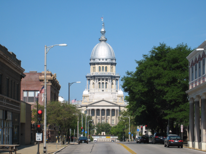 19. Springfield, Illinois, had a net population loss from migration of 5,327 between 2010 and 2018 — 2.5% of the metro