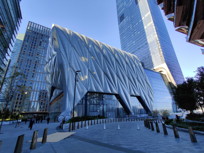 Good morning from The Shed, a "cultural center" in New York City