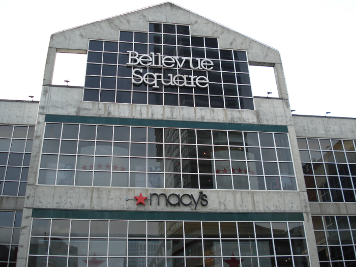 Bellevue Square was one of many malls to open in the years following WWII. In 1946, the shopping center launched in Bellevue, Washington, featuring early tenants like Marshall Field, JCPenney, and Nordstrom. Today, the mall still features department stores like Macy