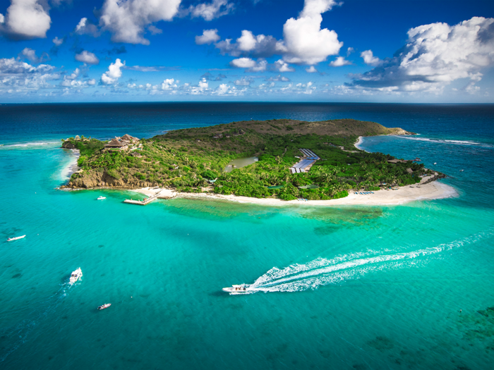 Mogul Richard Branson famously owns Necker Island, a purchase he made back in 1978.