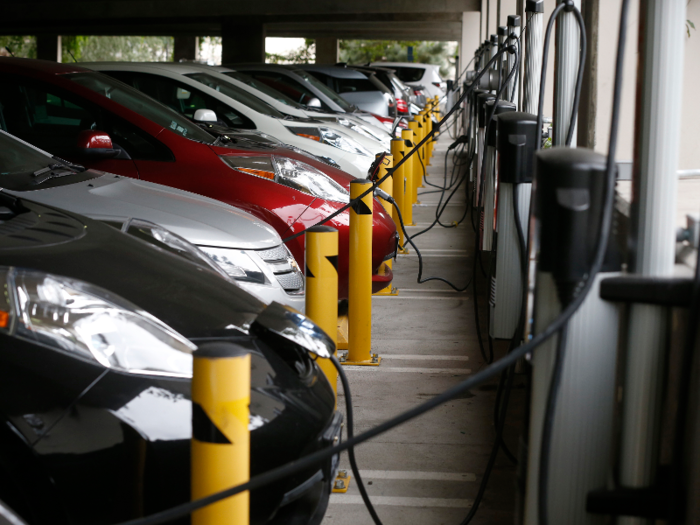 There are almost twice the number of companies that offer onsite electric vehicle charging stations in 2019 than there were in 2015.