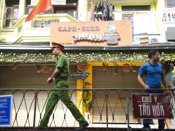 Signs along the tracks now tell tourists and locals to not linger in the area, gather a crowd, take photos or videos, or have chairs and tables out along the railroad tracks, Reuters reported.