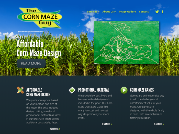 In 2008, after years of making mazes part-time in Pennsylvania, New Jersey, and Maryland, Watts decided to invest in his equipment and create a corn maze website. Business began to boom, and the gig became his full-time profession.