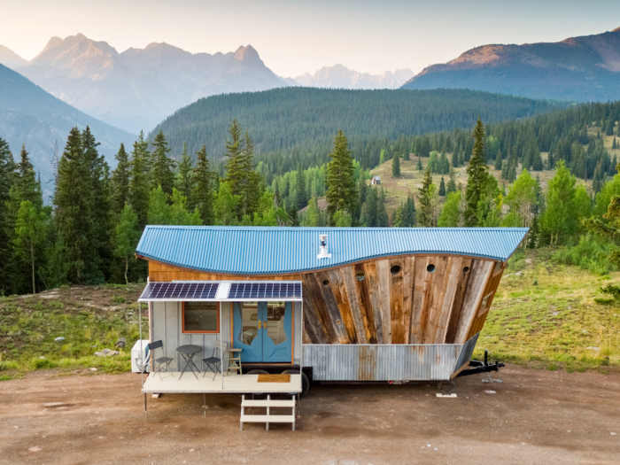 The result is a fully customized tiny house "built from scratch."