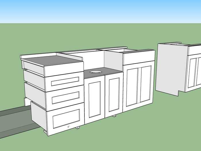 "Once it comes time to actually build that component, we will start a new drawing with the extents of that massing block, and then start to detail it out," Parham said.