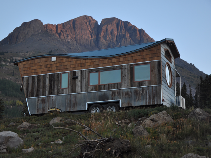 Tiny house projects vary, but after establishing logistics with customers — cost, timeline, contract, down payment, etc. — Parham begins the design process.