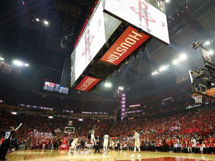 12. Toyota Center — Houston Rockets