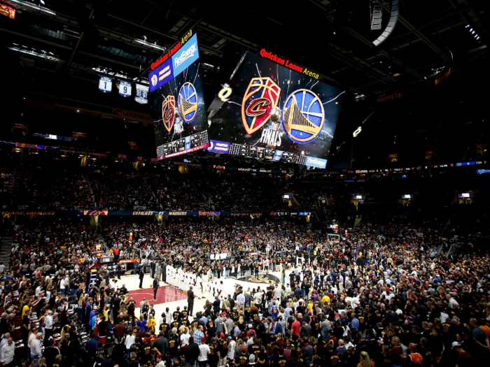 16. Rocket Mortgage FieldHouse — Cleveland Cavaliers