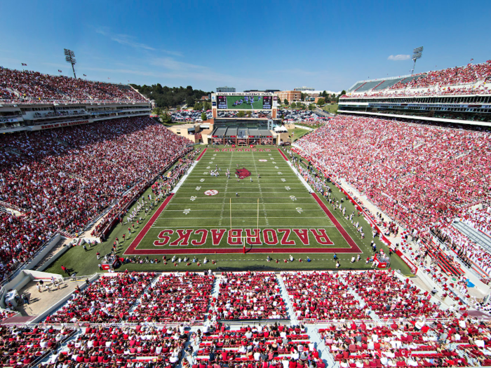 Arkansas: Donald W. Reynolds Razorback Stadium