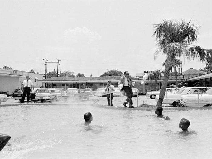 When he was 11 years old, his civil rights roots showed for the first time when he rallied together with other children to try and integrate a swimming pool in Baltimore. Everyday for a week, as children tried to get into the pool, they were spat on and threatened. Cummings was cut by a bottle that was thrown at him. "The experience transformed my entire life," he said.