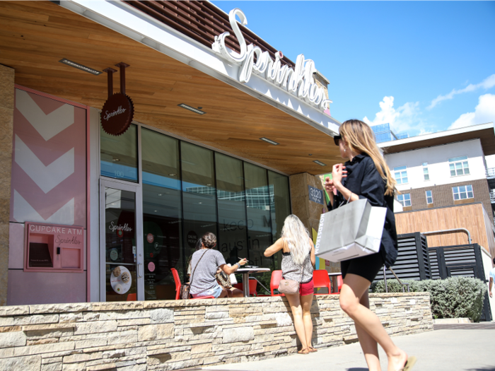 The Domain is one of two major shopping complexes in Northwest Austin, the other being the Arboretum not far away.