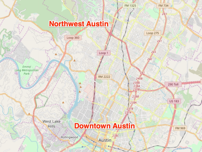 Both IBM and Texas Instruments are just two of the companies that chose Northwest Austin for their office location, setting up that region specifically for substantial economic development.