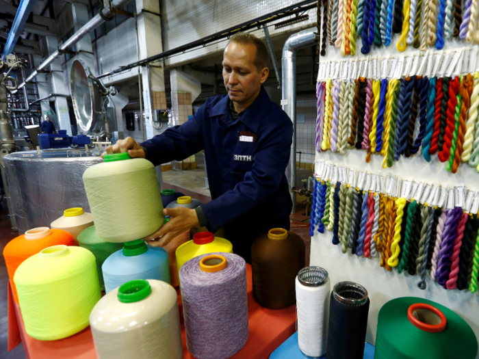 Many of those fibers are polyester, a plastic found in an estimated 60% of garments. Producing polyester releases two to three times more carbon emissions than cotton, and polyester does not break down in the ocean.