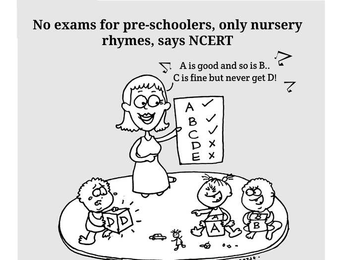 ​Don’t make pre-schoolers take exams and teach in song instead, says NCERT