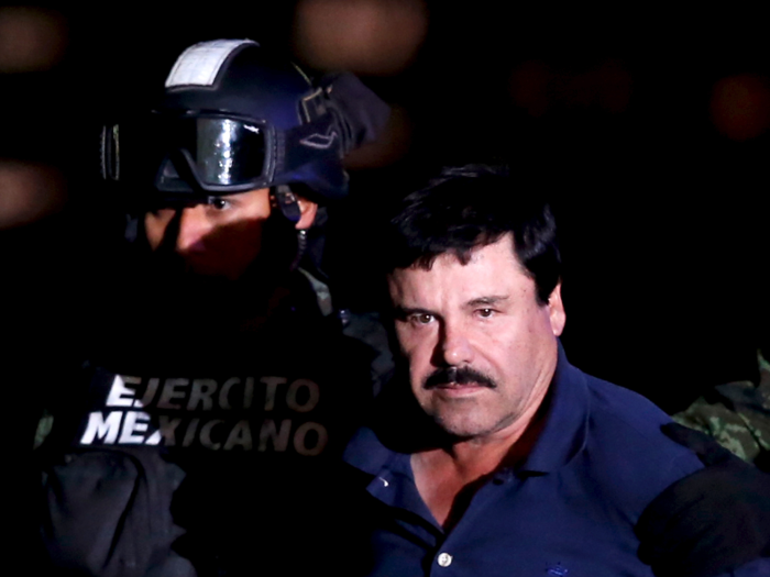 Security fought back and entered the house. Inside, they apprehended Joaquin "El Chapo" Guzman