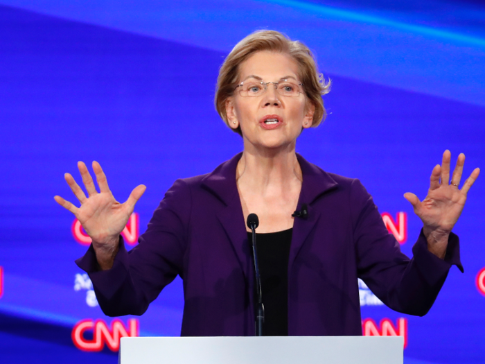 Elizabeth Warren has made breaking up big tech companies like Facebook, Google, and Amazon a cornerstone of her campaign, and she has the most specific plan out of all the candidates.