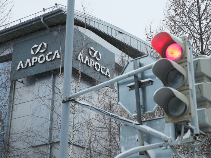 The sorting facility is in Mirny, the diamond mining town where many miners and other employees live. It