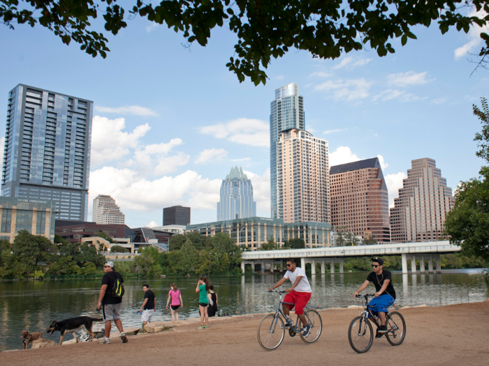 T5. Texas — Dallas-Fort Worth, Austin, and Houston have become magnets for millennials looking to work for small businesses.