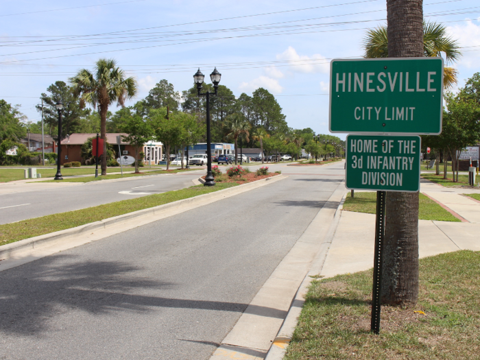 2. Hinesville, Georgia, had a net population loss from migration of 8,248 between 2010 and 2018 — 10.6% of the metro