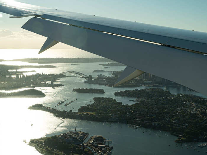 ... and more views as we looped around to line up with the runway.