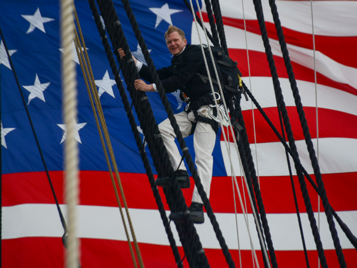 The Constitution attempted to launch into Boston Harbor twice — and failed — before it succeeded on October 21, 1797.