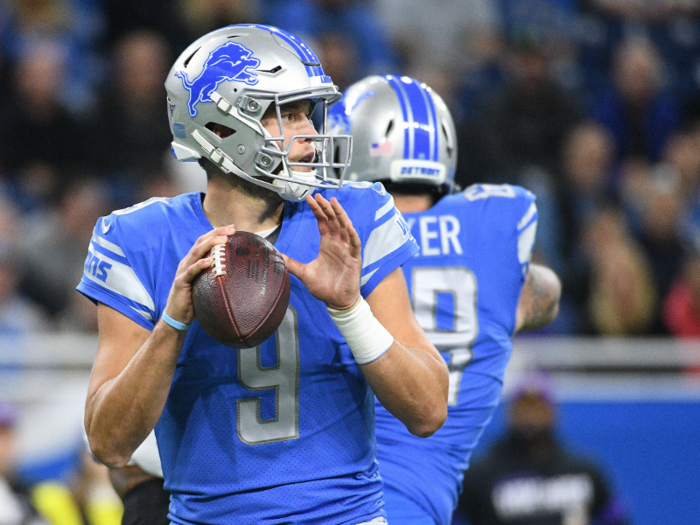 Matthew Stafford, QB, Detroit Lions