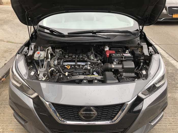 The Versa offers a single engine option: Nissan