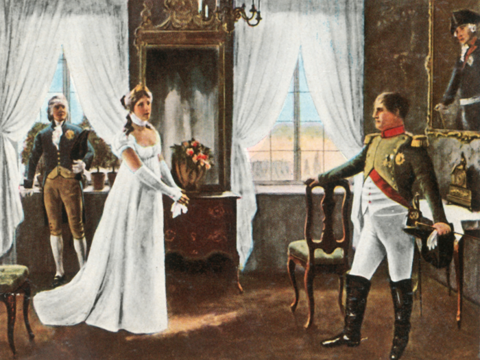 Historians generally agree that Napoleon Bonaparte and Marie-Louise were in a loveless marriage, in a political union that aimed to end conflicts between France and Austria.