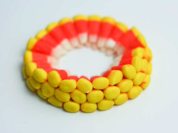 Mental Floss reported that if candy corn kernels sold during Halloween were laid out end to end, they would circle the earth 4.25 times.