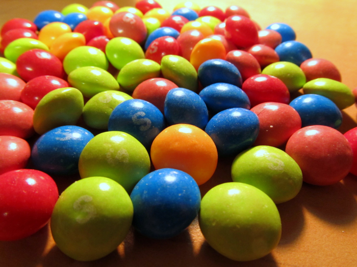 Skittles is the top-selling Halloween candy in seven states, the most out of any candy.