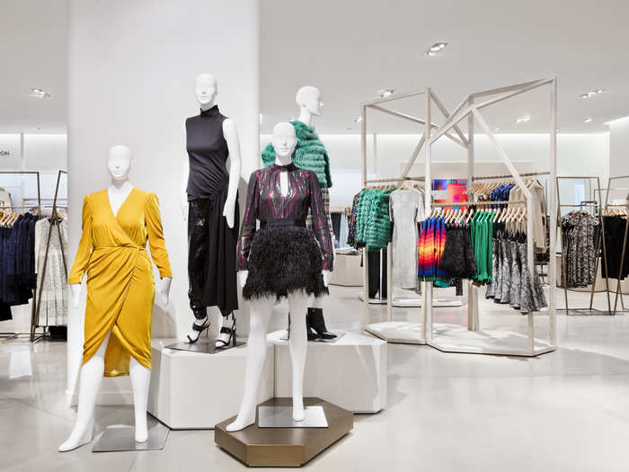 Nordstrom NYC offers more than 200 brands that offer extended and plus sizes, as well as inclusive mannequins.