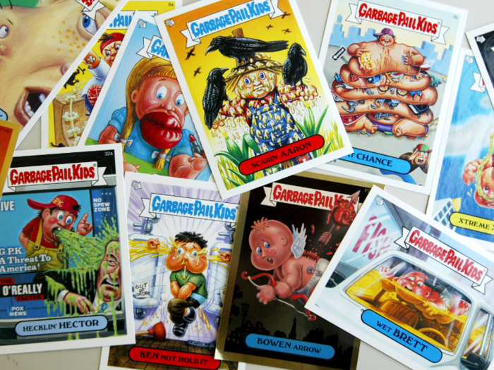 Garbage Pail Kids collectible card collections can sell for thousands.