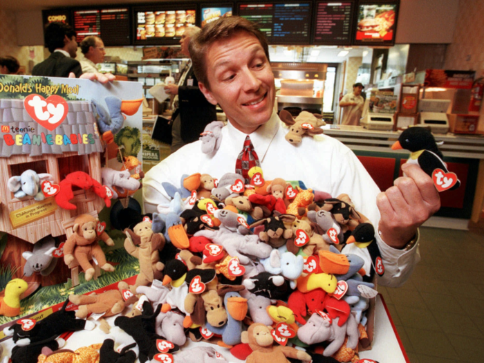 Beanie Babies are extremely collectible, and some are valued at tens of thousands of dollars.