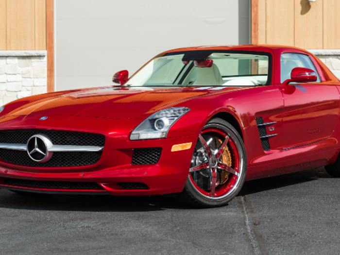 Similar to the 2011 model the 2012 Mercedes-Benz SLS AMG Roadster has been fitted with a 6.3-liter V8 engine that gives it a horsepower of 563.