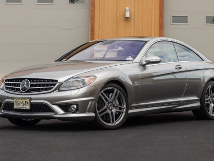 This 2008 Mercedes-Benz CL65 AMG 40th Anniversary has a 6.0-liter V12 engine that gives it 604 horsepower.