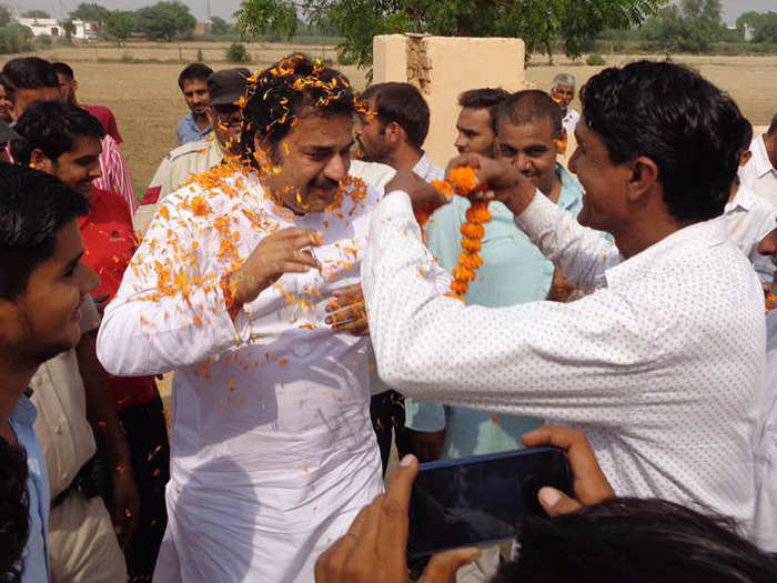 Kuldeep and Bhavya Bishnoi