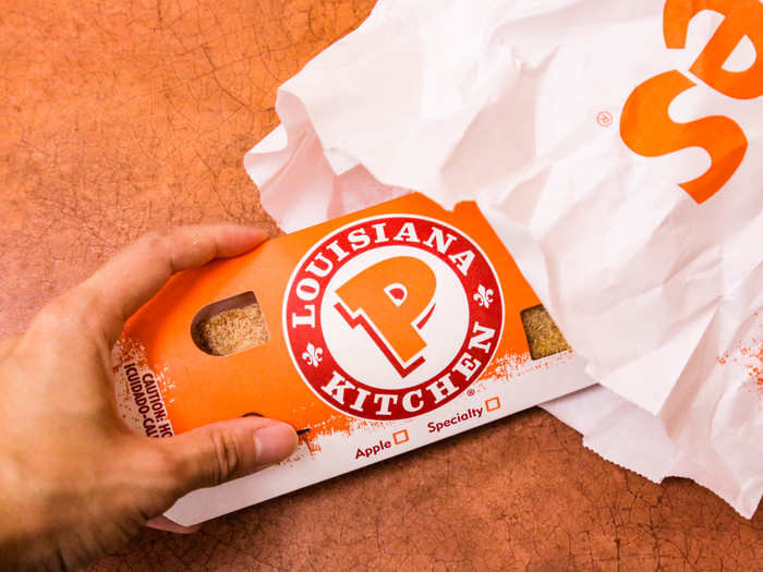 Popeyes made no announcement when the pumpkin pie returned in late September. The pie is not even on the Popeyes website menu.